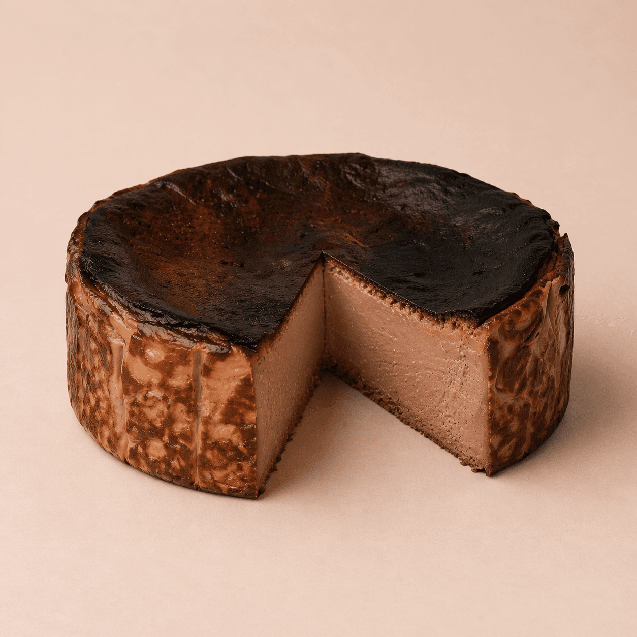 Chocolate Basque, finished
